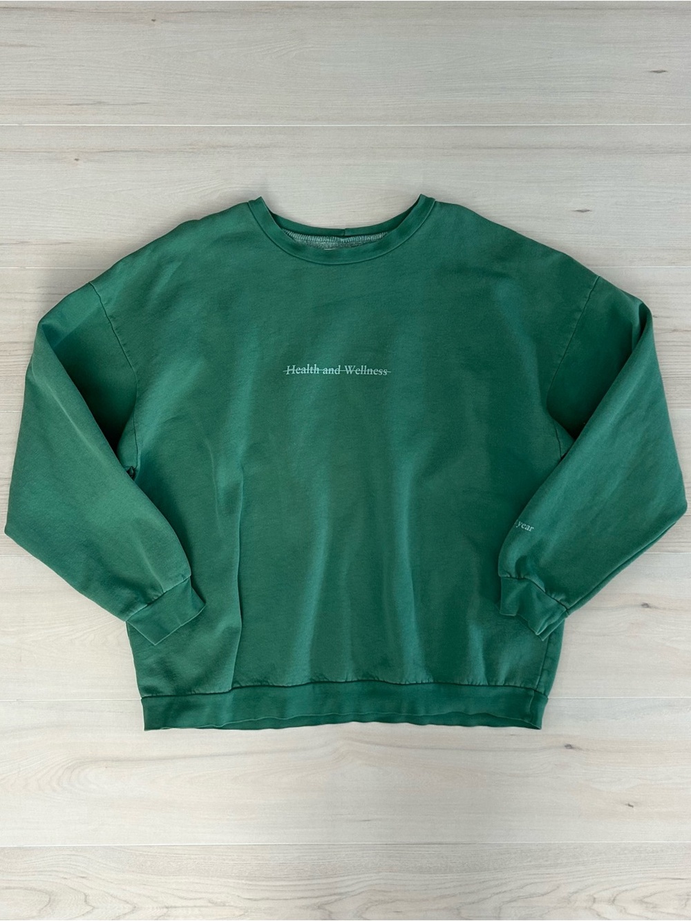 green call her daddy oversized crewneck